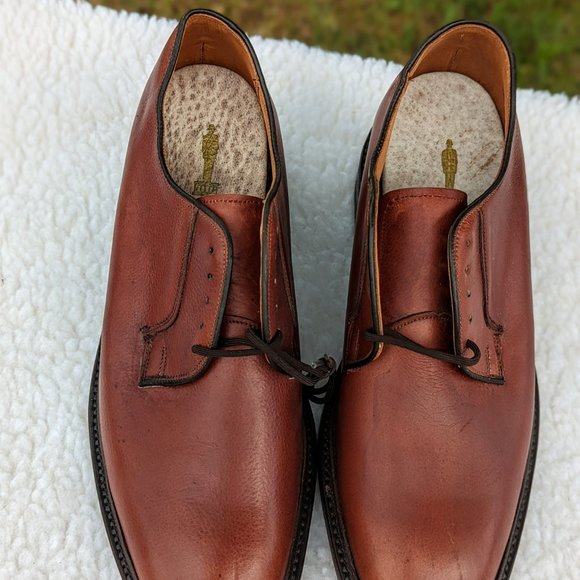 NWOT  Brown men\'s derby lace-up shoes main image 12